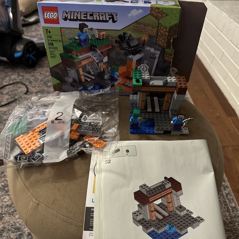 LEGO Minecraft: The "Abandoned" Mine #21166 Missing A Few Pieces